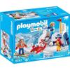 PLAYMOBIL - Family Fun - Enfants Avec Boules De Neige - 30 Pièces - A Partir De 4 Ans - Plastique