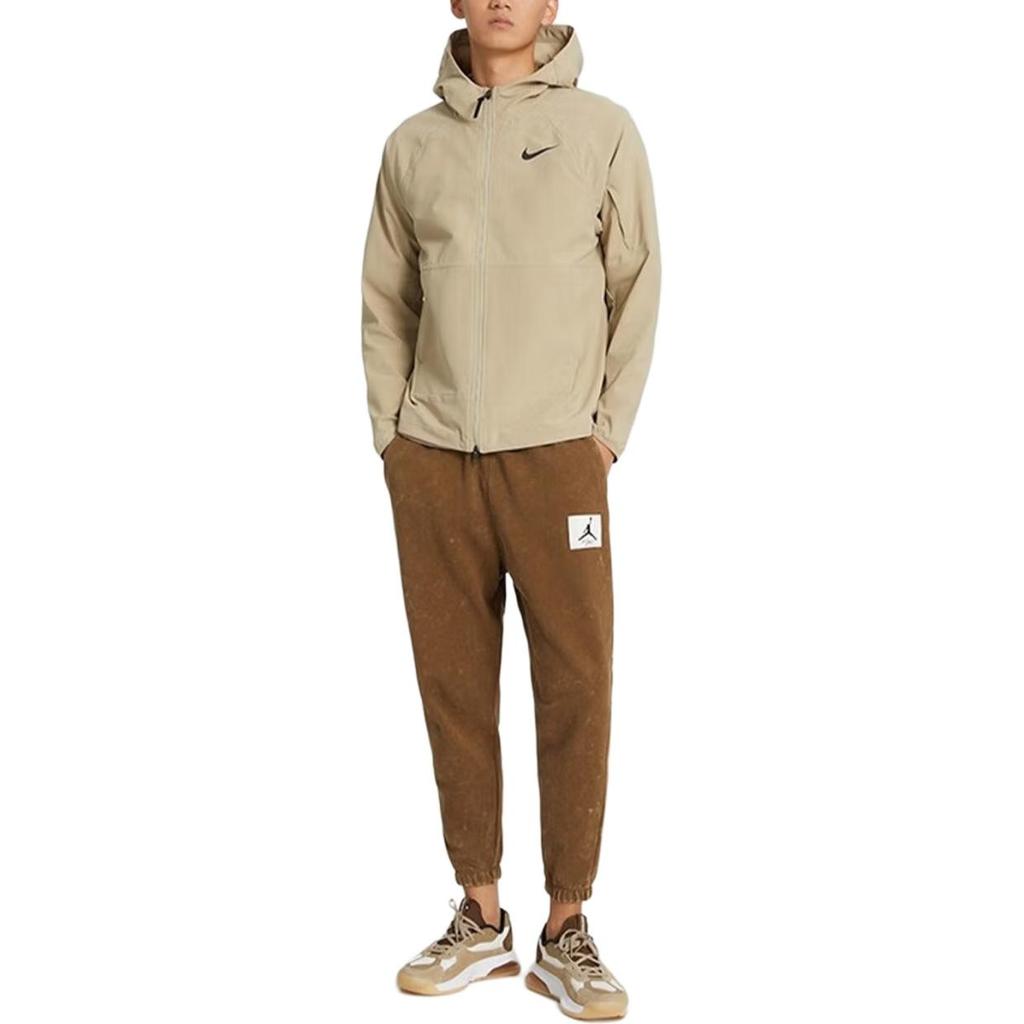 Air Jordan Solid Color Drawstring Pants Men's Khaki DR3090-385