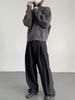 Men's Trendy Half-High Collar Cardigan Sweater, Autumn/Winter 2023 Collection