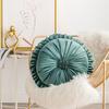 Seat Pillow Ruffle Super Soft Comfortable Touch Full Filling Elastic Decorative Round