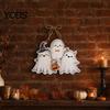 Festive Halloween Hanging Ornament Pumpkin Door Decor, Spooky Wall for Party Eye-catching Decoration Scene, Front Entryway Decoration, Trick or