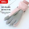 Nanjiren Women's Winter Warm Ski Gloves