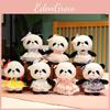 Lolita Cute Sweet Dress Panda Plush Toys Cartoon Girls Birthday Dolls Gifts