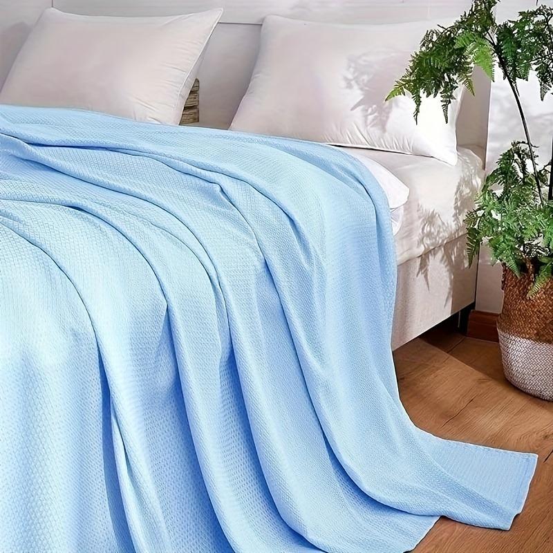1PC Bamboo Cooling Blanket for Adults Lightweight Breathable Absorbs Body Heat Keeps Cool All Night Soft Skin Friendly Bedding