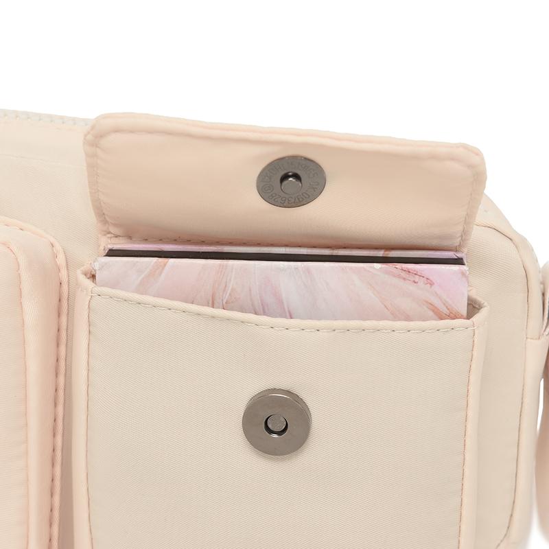 Nuova Borsa a Spalla da Uomo Leggera Tracolla Regolabile Borsa a Tracolla a Mani Libere Multitasche Unisex Borsa da Sotto Braccio Uso Quotidiano
