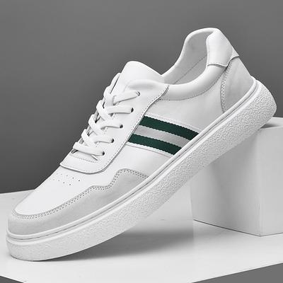 Herrenschuhe Frühling Koreanische Version Jugend Leichte Weiße Schuhe Weiche Sohle Modische Sportschuhe Lässige Board Schuhe Herren