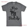 Herren Lustiges T-Shirt Pole Dance Sarkastisch Angeln Neuheit Für Männer vintage Gewaschen homme Grafik Weich Stilvoll Leicht