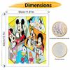 Disney Mickey Mouse Friends Paint By Numbers Hand Painting Kit. Home Decor Wall Art Gift