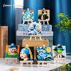 Painting Building Blocks Set Adults Coffee Shop Toy Constructor Puzzles Mini Block Children Construction Set Toy Girl Kids Gifts