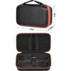Shockproof Wireless Microphone Case Adjustable Drop Proof Microphone Storage Bag Handheld Microphone Carrying Case Business Trip