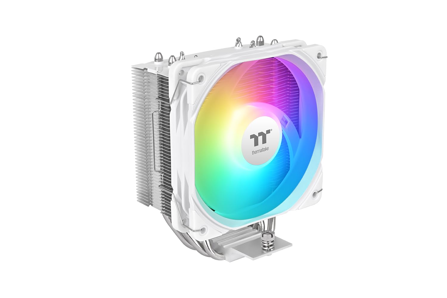 

Thermaltake UX400 ARGB Air Cooler Design with ARGB CPU FN2575 White, 4-Heatpipe Fan, Air-Cooled Cooler, CL-P143-AL12SW-A, білий