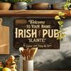 Custom Metal Signage for Pub Decor, Personalized Aluminum Art for Home Bar Wall