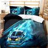 Drift Cars Cool Racing Car Bedding Set Single Twin Full Queen King Size Bed Set Adult Boys Bedroom 3D Print Men Boys Gift