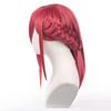 LVMEY Character Costume Perfect for Comiket Cultural and School Festivals Wig, Anime, Red, Long, Disguise, Heat-Resistant, Accessory, Events,