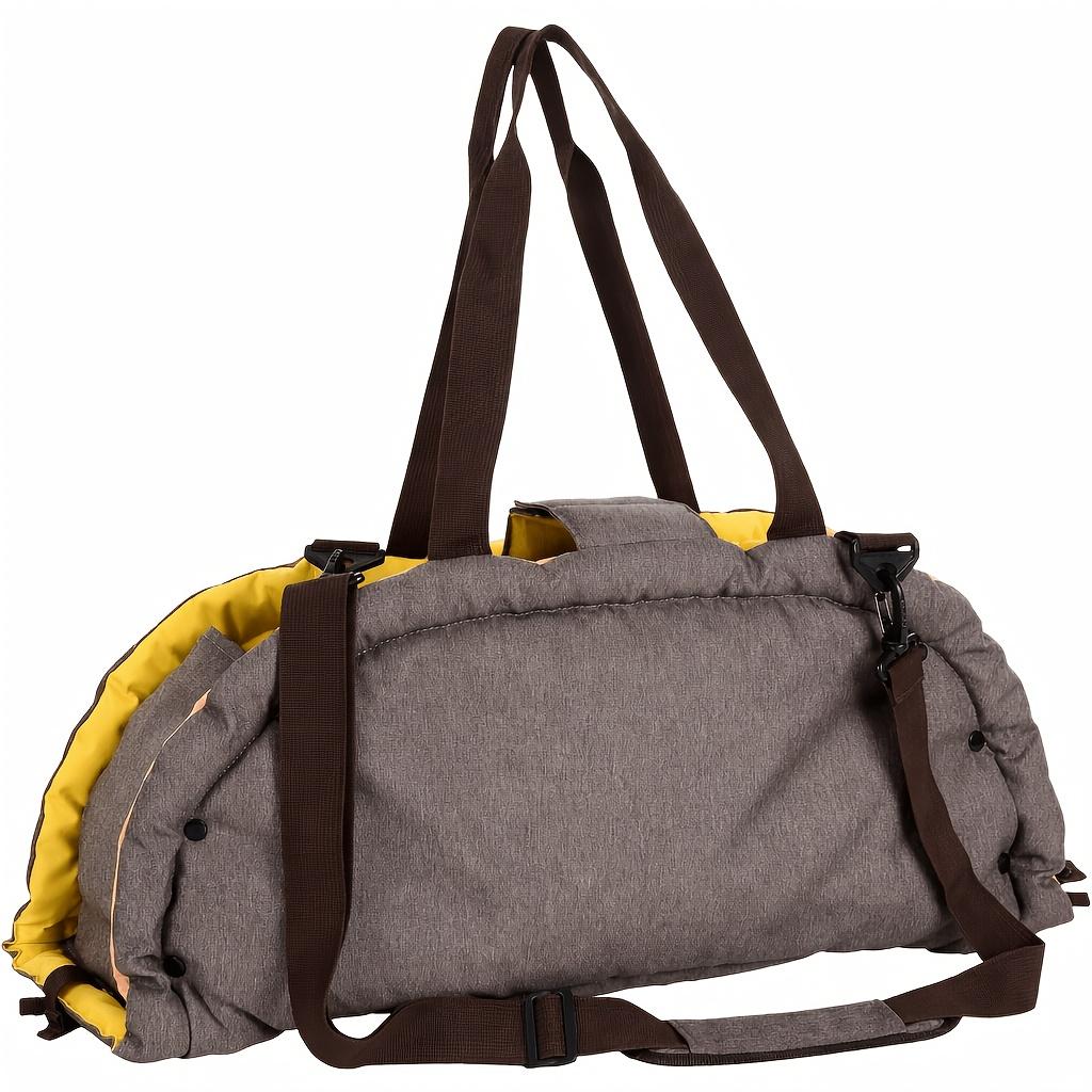 Paw Sauvy Two In One Pet Bed Travel Bag Portable Foldable Dog Soft Scratch Resistant Leash Hook Camping Outdoor Daily Travel Use