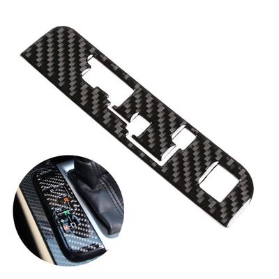 For Toyota Highlander 2015 2016 2017 2018 Center Control Gear Shift Panel Side Button Frame Carbon Fiber Cover Sticker