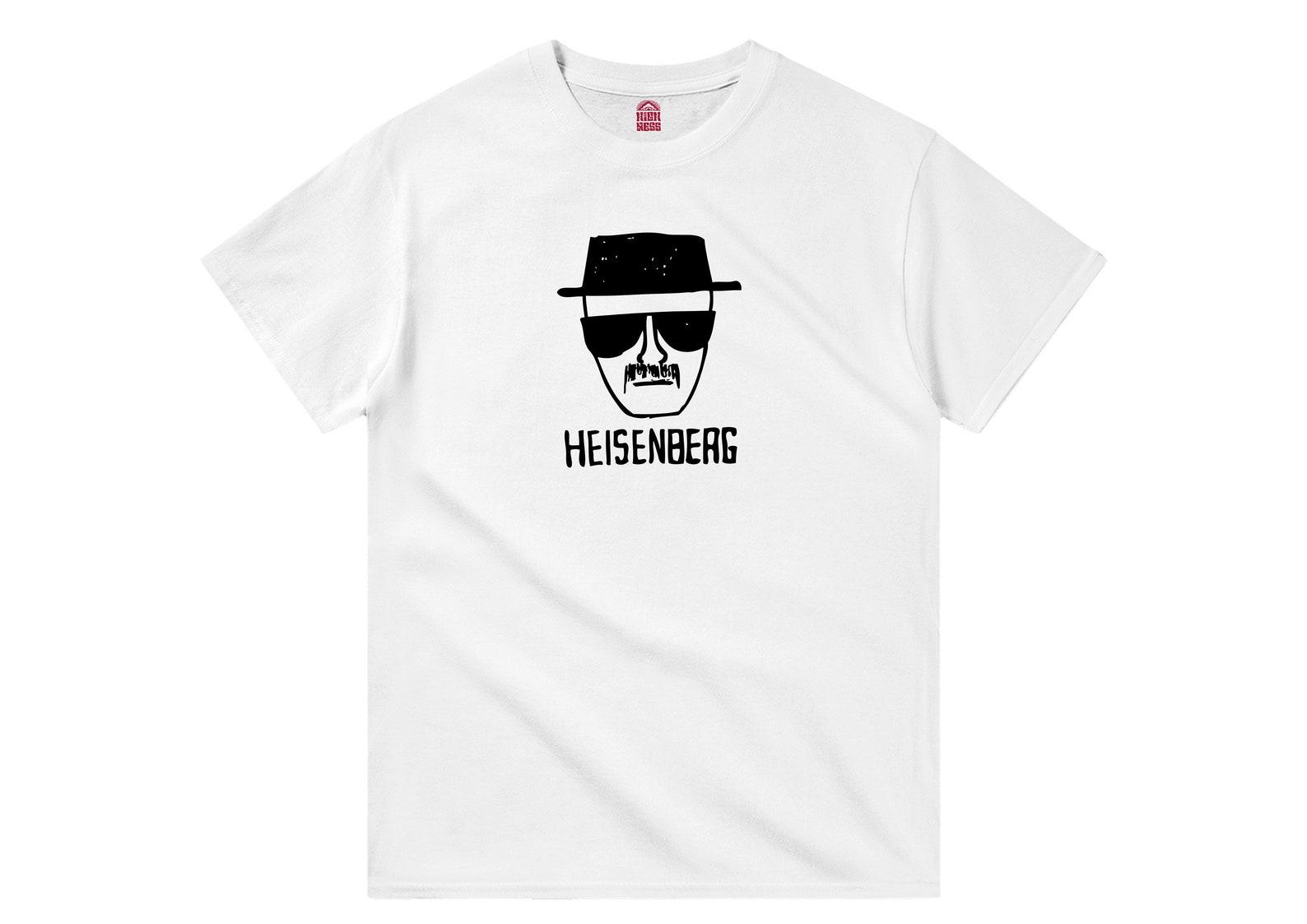 Breaking Bad, The Heisenberg, Illustration TV Series Tee - HQ Print T-Shirt, Heavyweight Unisex Crewneck XL