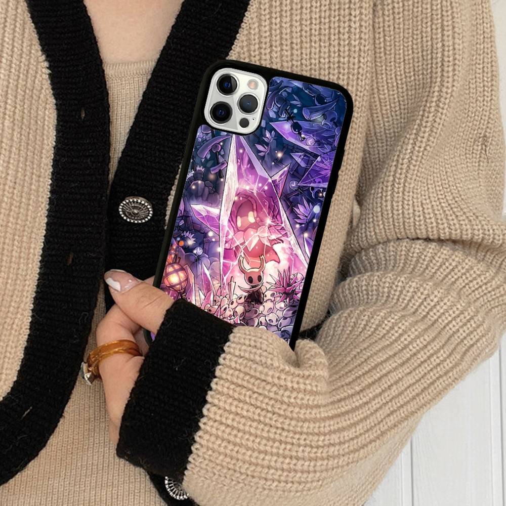 

Hollow Knights Cartoon PC+TPU Shockproof Protective Phone Case For IPhone17 14 15 16 Pro Max 13 12 11 17 Air iPhone 16 plus
