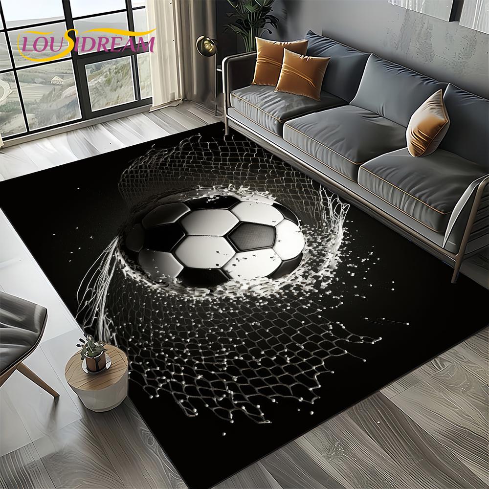 27 סגנונות שטיח דשא כדורגל כדורגל ספורט לסלון חדר שינה בית קישוט ספה, שטיח אזור לילדים משטח רצפה מונע החלקה