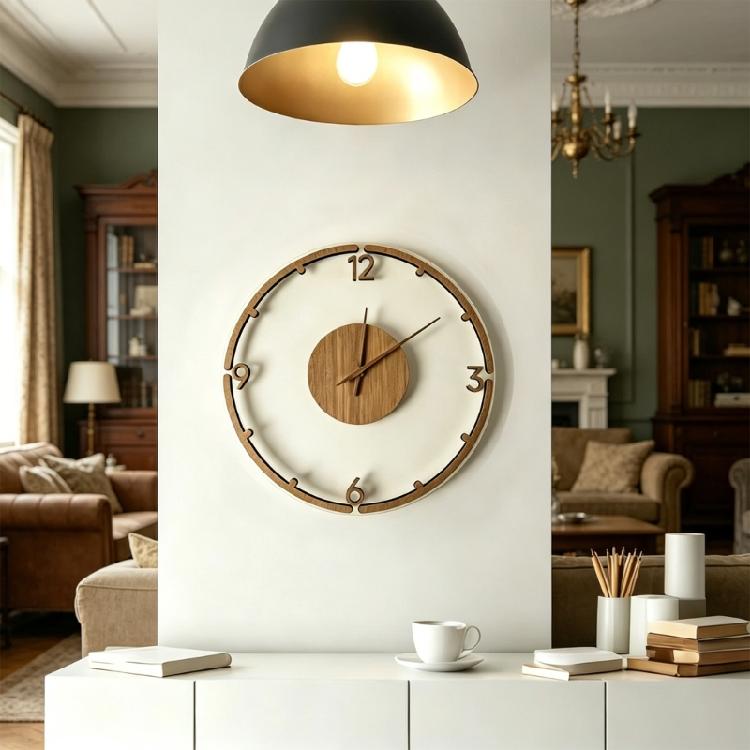 Wall Clock Silents None Ticking Wall Clock Battery Operated Clocks Easy To Read Kitchen/Home/Classroom/School Clock