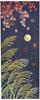Miyamoto Towel Tenugui Hand Full Moon 36 X 50088 (Japanese Towel) - Design, 90cm, Dyed,