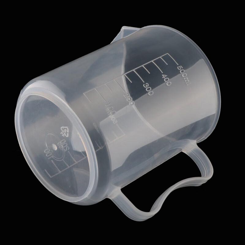 ZISIZ Plastic Measuring Cup with Lid and Scale
