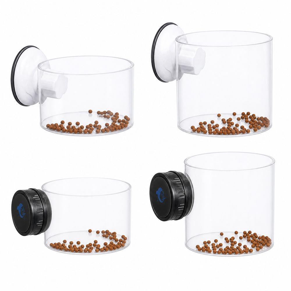 Acrylic Fish Tank Feeder Wall-Mounted Aquarium Food Ring New Aquarium Feeding Ring For Fish Tank