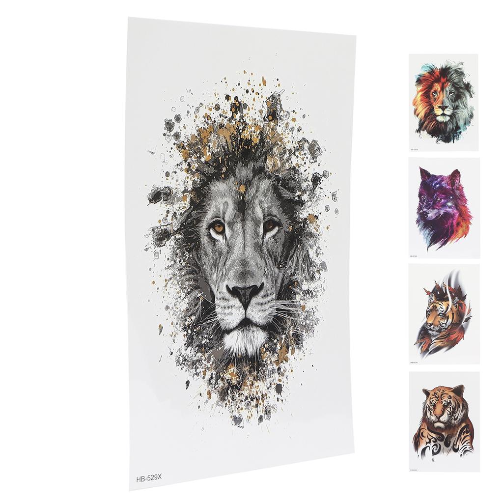 Animal Pattern Temporary Tattoo Sticker Men Waterproof Tattoo Sticker Accessory