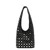 Women's Retro Punk Rivet-Studded Shoulder Bag - European/American Style
