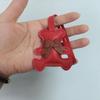 Cartoon PU Animal Key chain Cute Bear Keyring For Women Keychain Backpack Pendant Ornaments Girls Gift