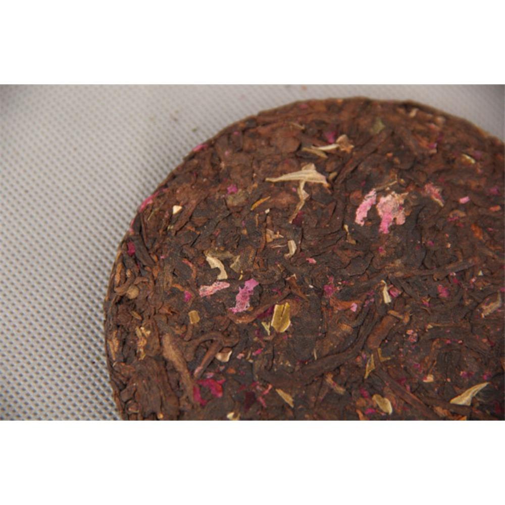 Organic Pu-erh Tea Slimming Rose Flavor Fermented 100g