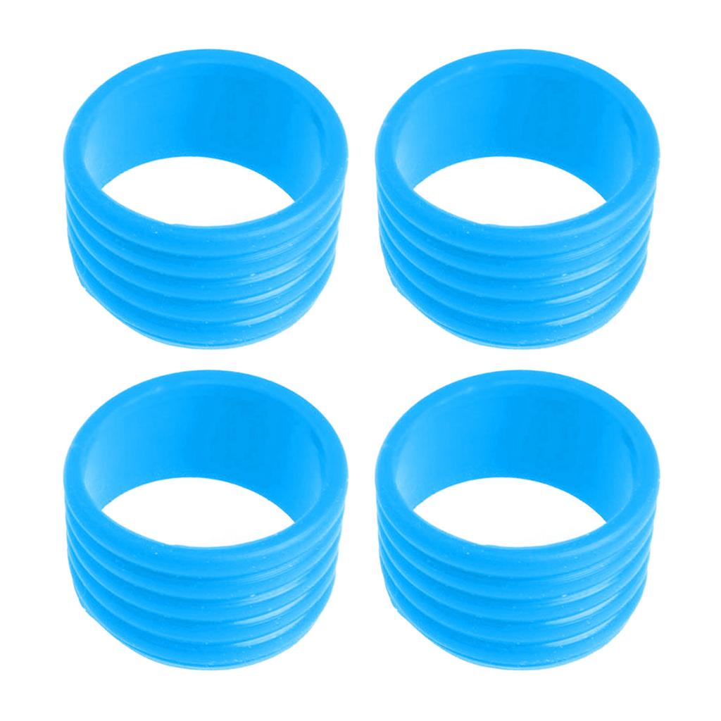 4Pcs Tennis Racket Grip Rings Racket Fixed Rings Grip Tape for Tennis Racket Handle Tacky Tennis Racket Grip Bands Set