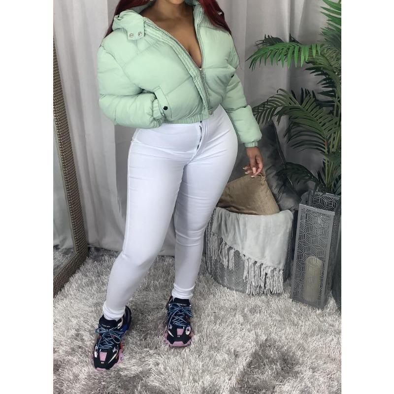 European and American Women's Clothing, Fashionable Autumn and Winter New Cotton-padded Jackets, Hooded Bread Clothes