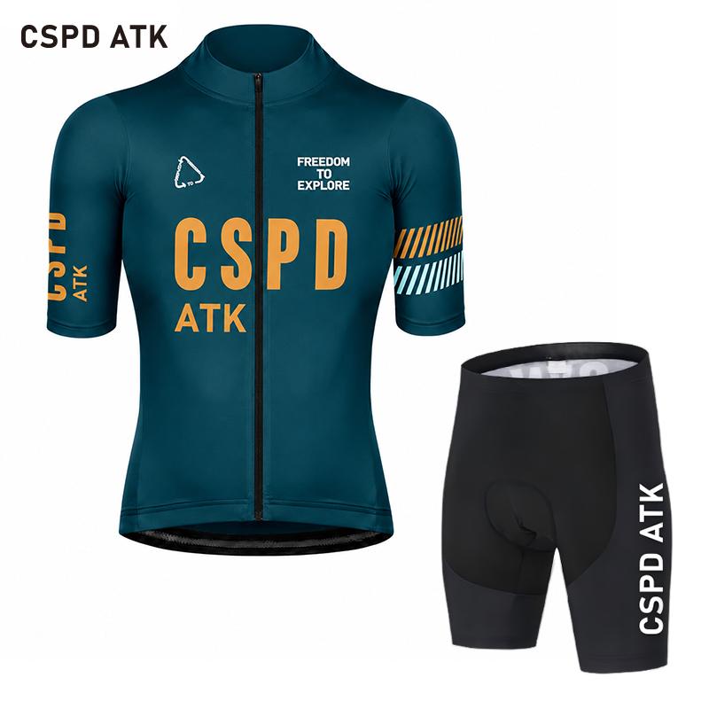 Men's Cycling Clothing Summer New Cycling Set Moisture Absorbing Quick Drying Cycling Jersey High Elasticity Bib Shorts