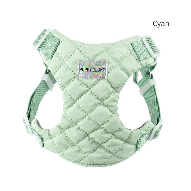 

Шлейка для собак для маленьких собак, регулируемая уличная жилетка для домашних животных, воротник, нагрудный ремень, дышащая шлейка для щенков, товары для домашних животных S зелёный