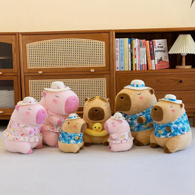 Adorable Plush Capybara Toy - Multiple Sizes - Cute Doll Girl Gift Stuffed Animal