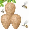 Simuliertes Wespennest, Natürliches Bienenabwehrmittel, Hängender Künstlicher Bienenstock für Außenbereiche, für Garten Terrasse Veranda Innenhof