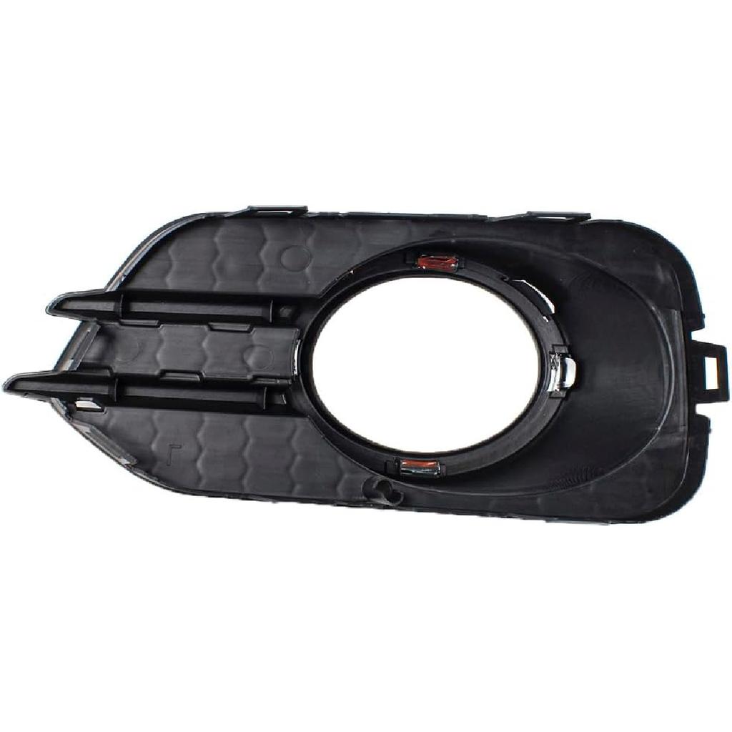 Stoßstange vorne Nebelscheinwerfer Blende Gitter Abdeckung Kappe Mit Chrom Passend für VW Tiguan 2012 2013 2014 2015 2016 2017 2018, Ersatz für 5N0853666H (Recht