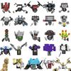 Non-Toxic New Skibidi Toilet Man Anime Cartoon Bricks Dolls Figure Cameraman Speakerman Tv Man Action Bricks Toy Figures Building Blocks