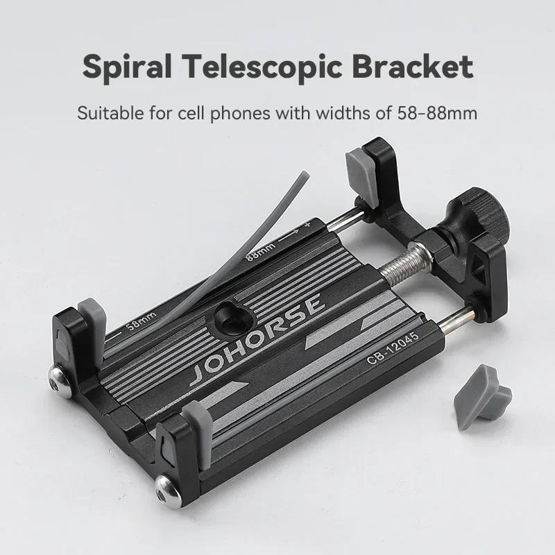 Universal Aluminum Alloy Bicycle Phone Holder for Motorcycle Electric Smartphone CNC Bracket for Four Claws Bike Phone Holder