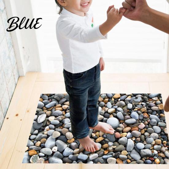 3D Pebbles Bathroom Kitchen Corridor Non-slip Floor Sticker Decal Home Decor