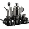 Cruiser Bartender 24-Piece Set, Shaker Glass, Mixing Glass, Cocktail Bar Tools, Wine Set, Bartender Set