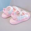 Girls' Sandals Summer Fashion Soft Bottom Middle School Children's Sports Student Princess Open Toed Children's Beach Shoes