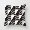 Office Living Room Home Pillowcase Car Ornaments Geometric Black and White Pattern Pillowcase