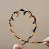 New  Fashion Wave Headbands for Women Solid Color Toothed Non-slip Hair Bands Girl Face Wash Sports Hairbands Hair Accessories