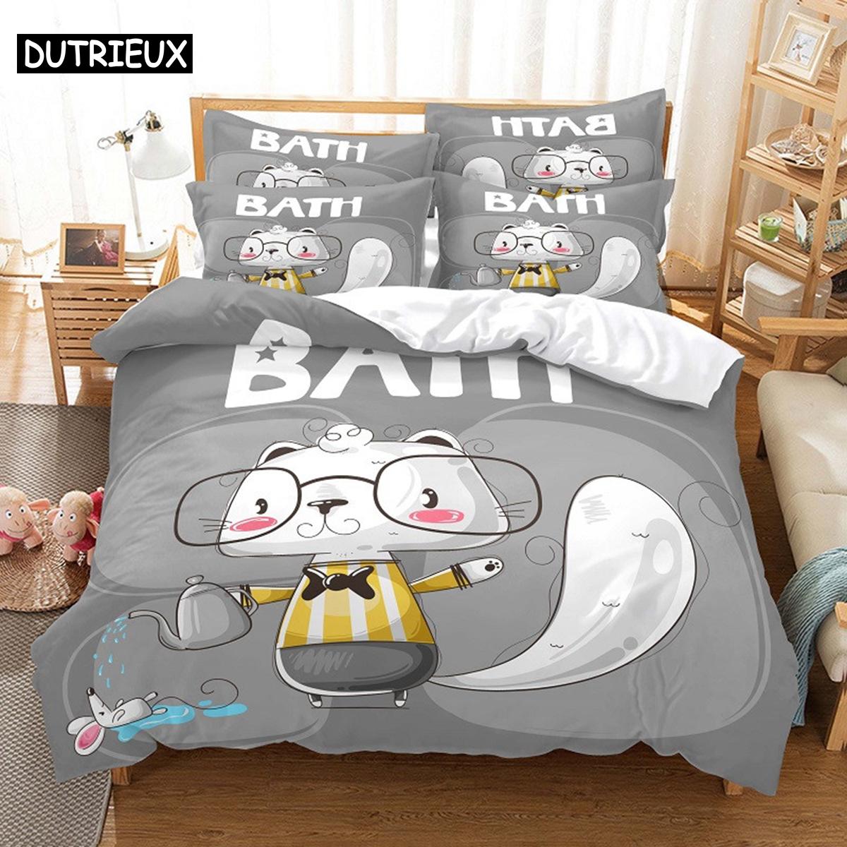 

Comforter Children Bedding Set 3D Bedding Digital Printing Queen Size Bedding Set Fashion Design Comforter (quilt)-EU Single(135*200cm)3pcs