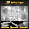 Portable Automatic Sucking Telescopic Male Masturbator 3D Textured Penis Pump Male Vibrator Blowjob Sex Machines LCD Display with Handle USB Charging