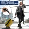 Velvet Stuffable Travel Pillow Adjustable Neck Size U-Shapes Pillow Neck Pillow Storage Bag  Office