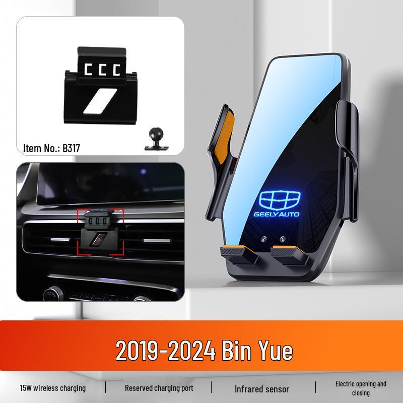 Car Phone Holder for Geely Boyue PRO, Vision S1/X3/X6, Emgrand GL/GS