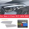 For Benz A Ciass W177 2018- TPU Car Exterior Headlights Anti-Scratch Protective Film Headlamps Repair Sticker Accessories